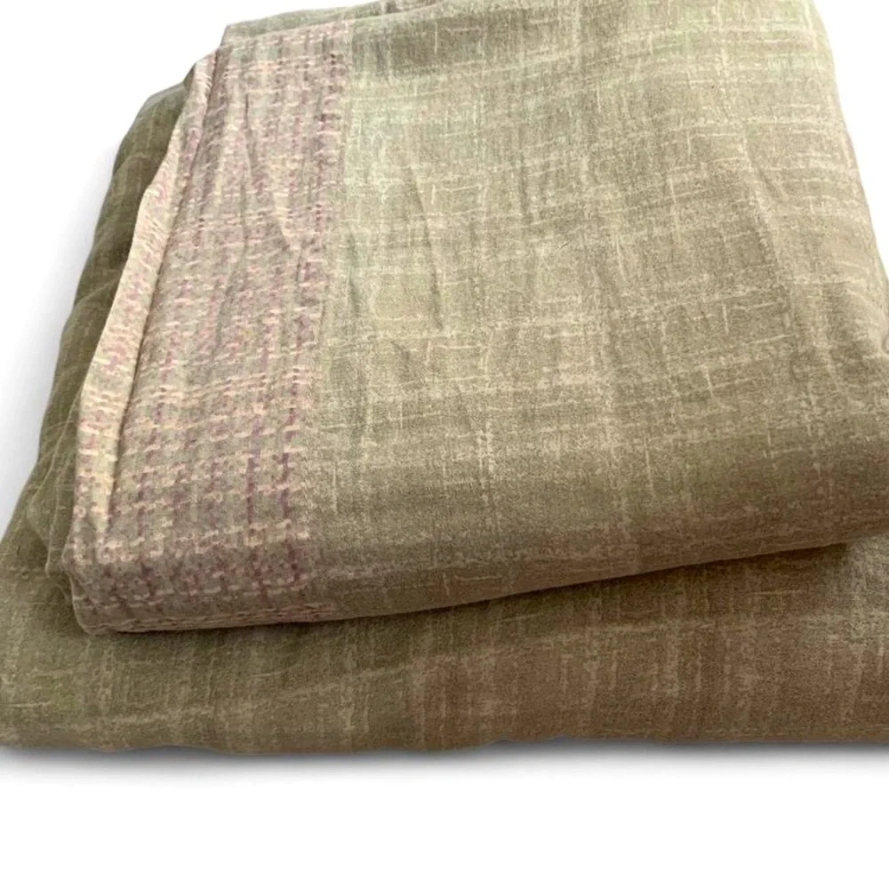 King Complete Set Flat Fitted Pillowcases Olive 💯 cotton sheet